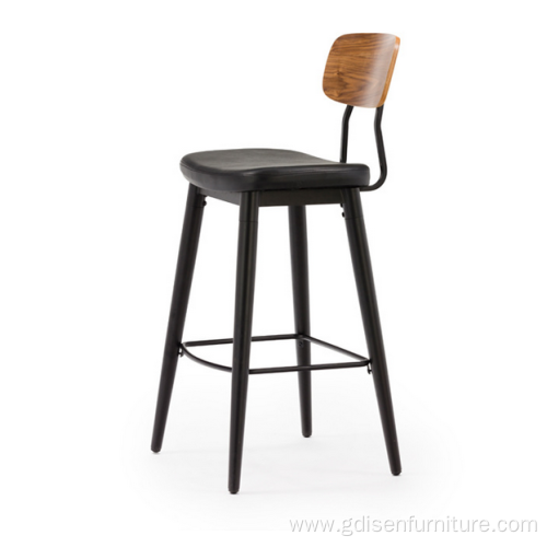 Modern wooden bar stool chair for furniture